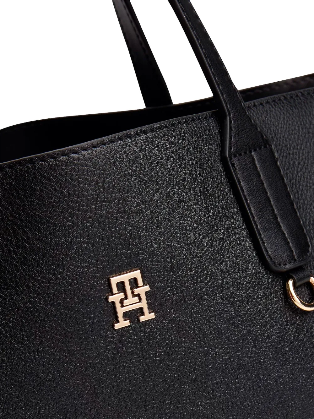 Tommy Hilfiger Heuptas met logoplakkaat Zwart