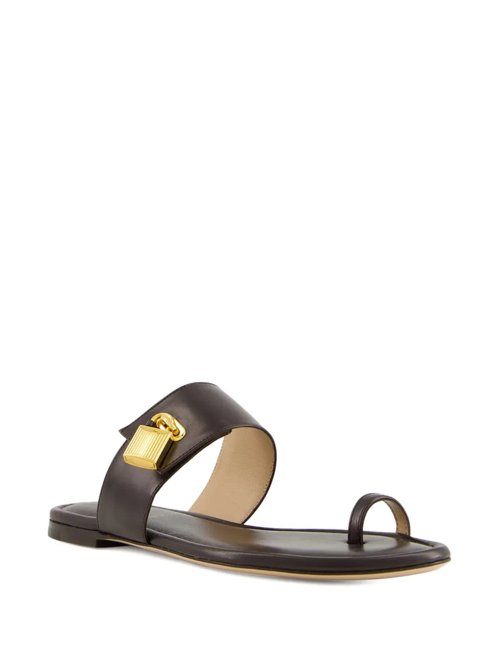 TOM FORD leather flat sandals | Flat Sandals | Image 2