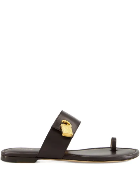 TOM FORD صندل جلد مسطح