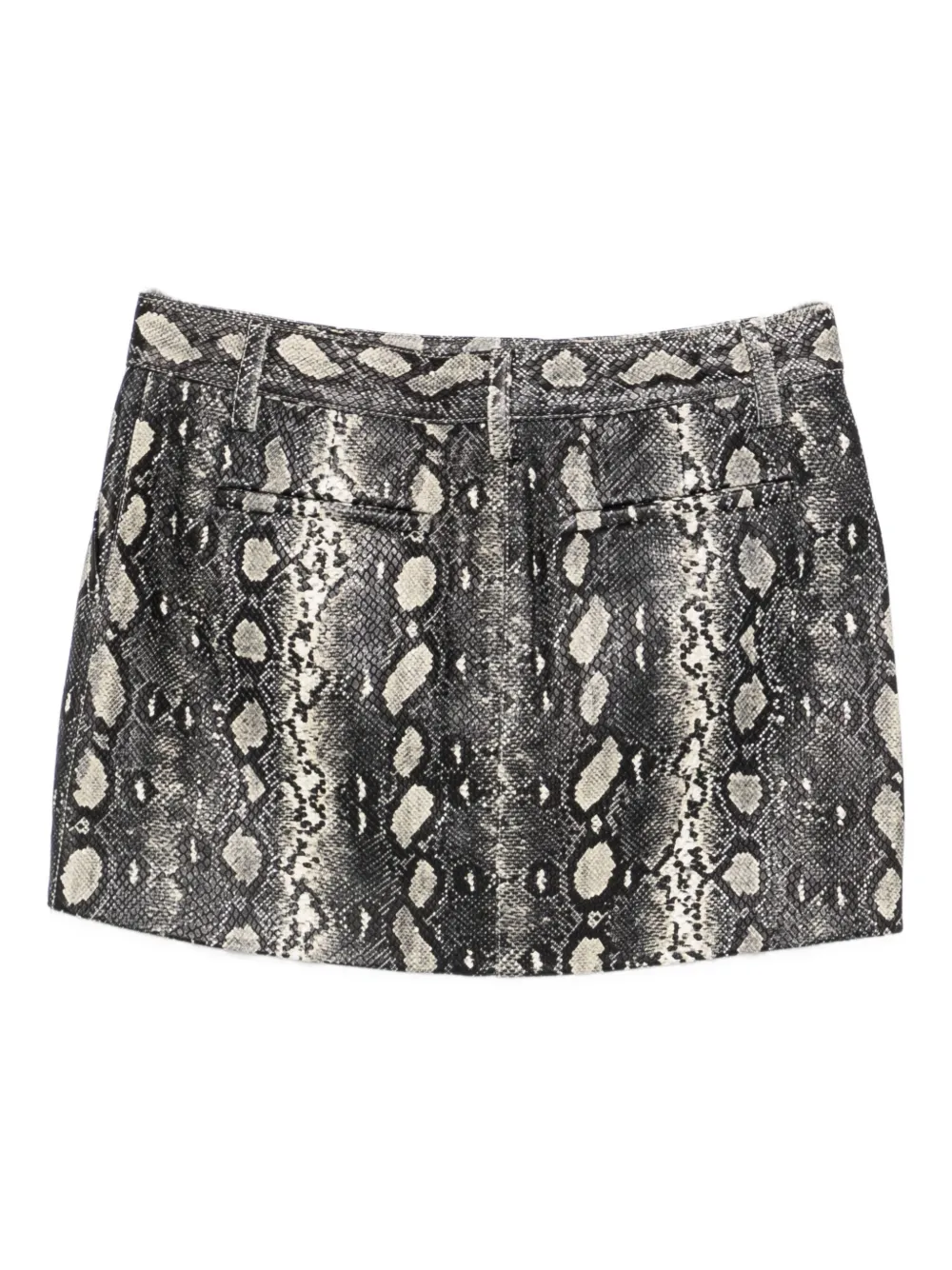 Michael Kors Mini-rok met slangenprint Beige
