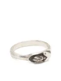 WERKSTATT:MÜNCHEN Symbol Heart ring - Silver