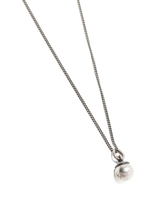 WERKSTATT:MÜNCHEN fine-chain Pearl Necklace | Silver | FARFETCH JO