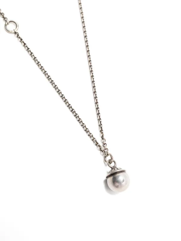 WERKSTATT:MÜNCHEN mini-pearl Necklace | Silver | FARFETCH TW