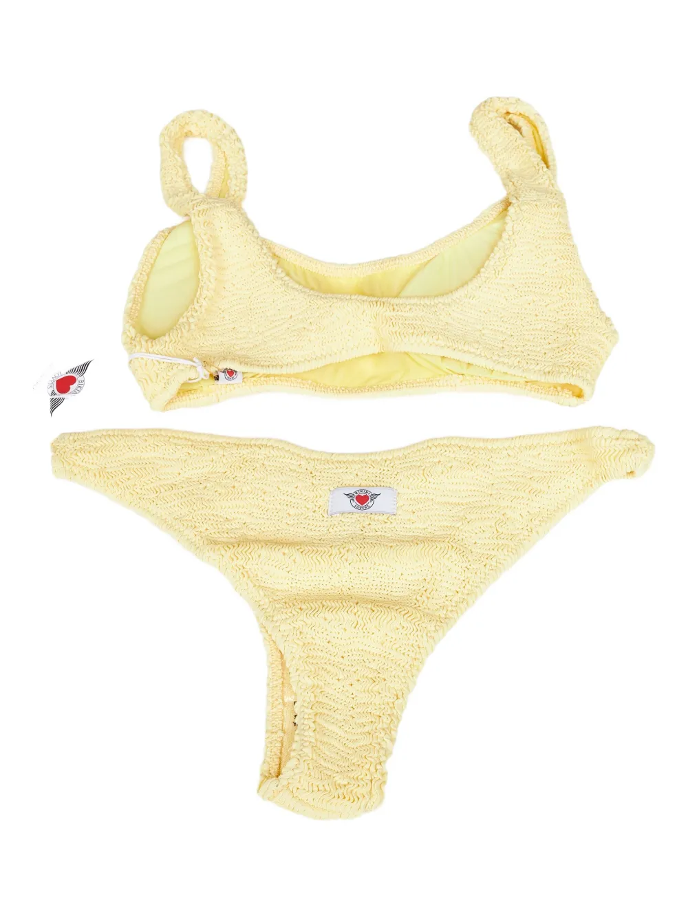 BIKINI LOVERS Ilaria textured-fabric bikini | Bikinis | Image 2
