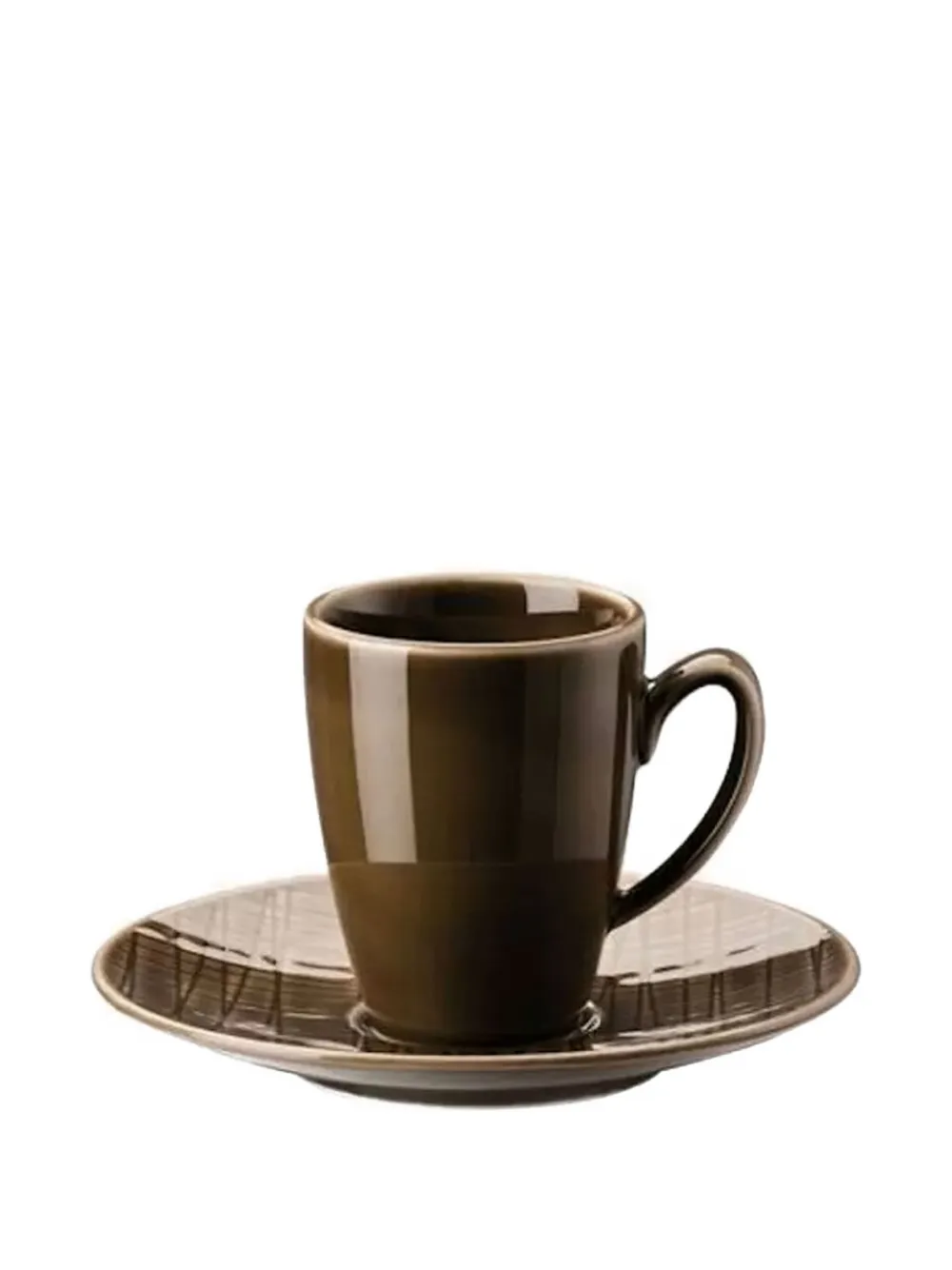 Rosenthal espresso cup and saucer set | Brown | Image 1