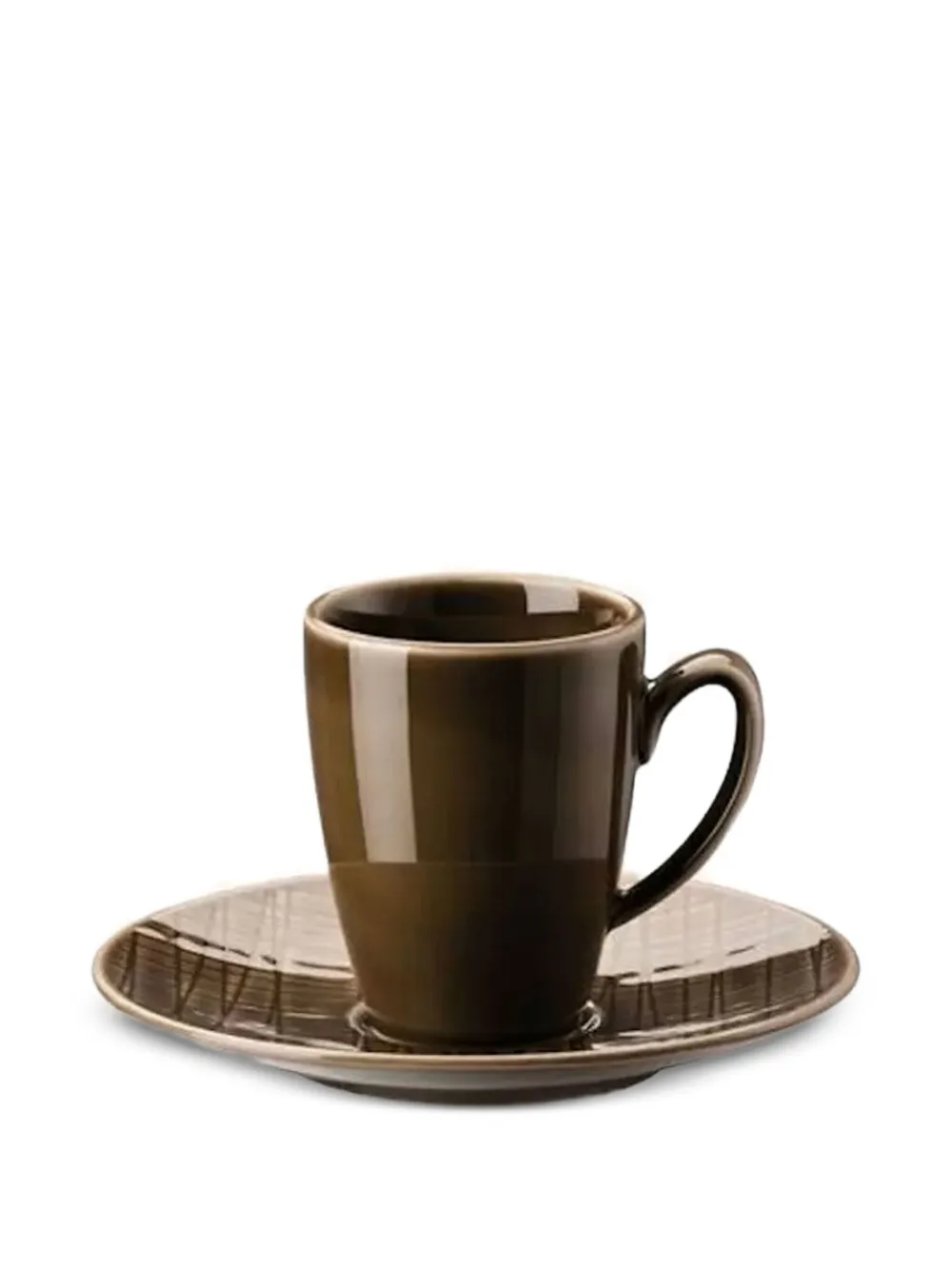 Rosenthal espresso cup and saucer set | Brown | Image 1