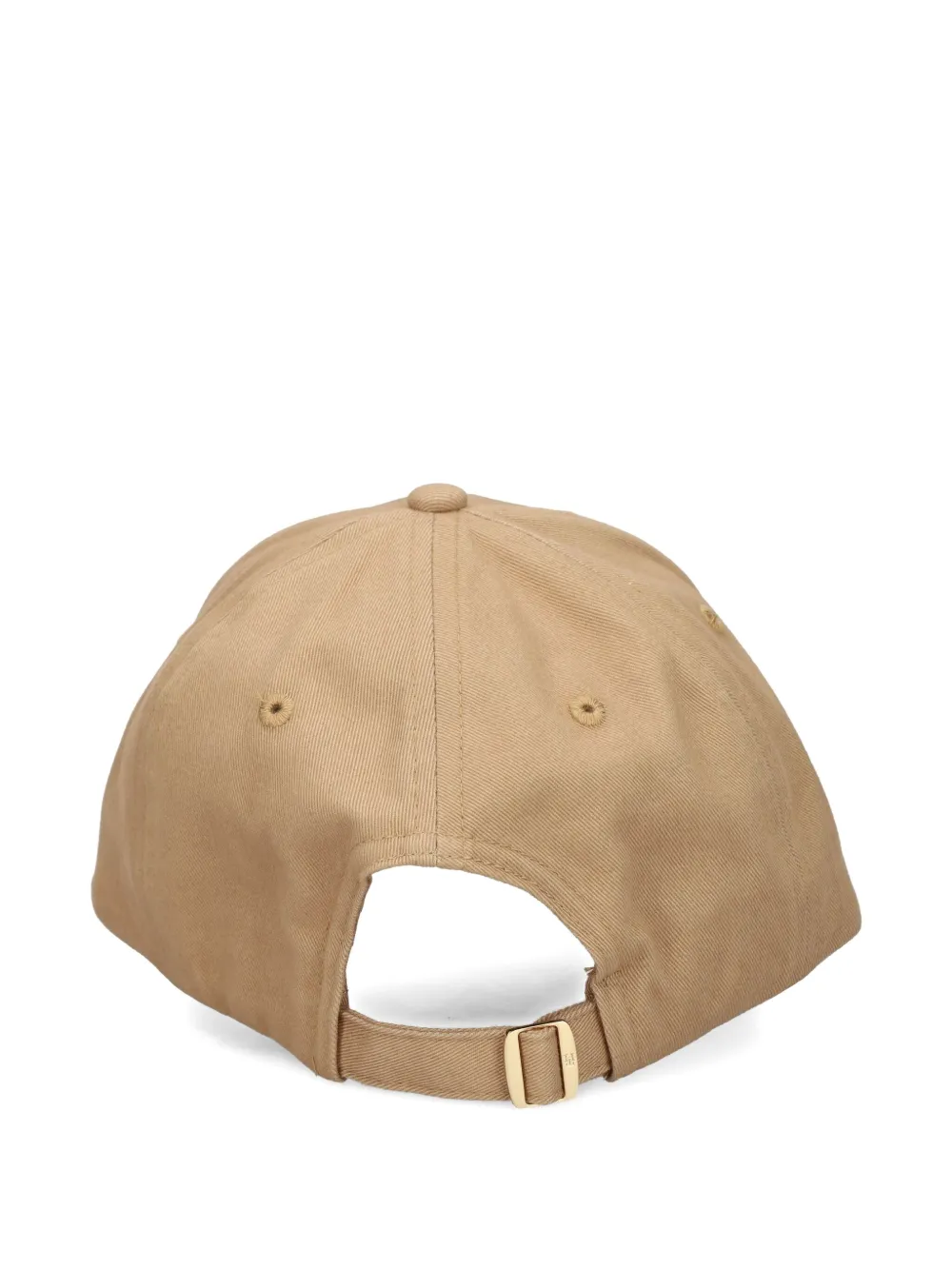 Tommy Hilfiger Honkbalpet met logoplakkaat Beige