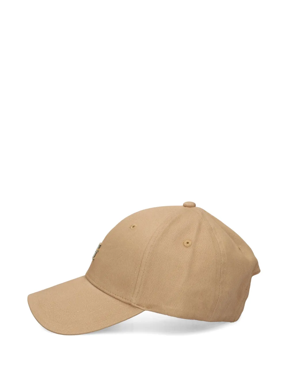 Tommy Hilfiger Honkbalpet met logoplakkaat Beige