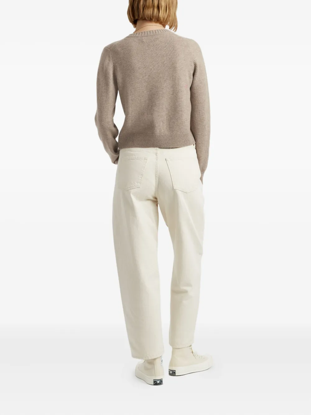 Chinti & Parker Patch-pocket Cardigan In Gray