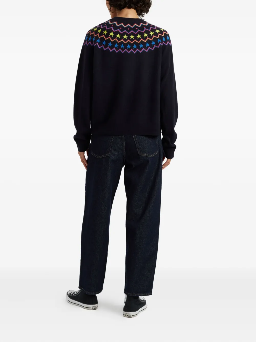 Chinti & Parker Wool Blend Sweater In Black