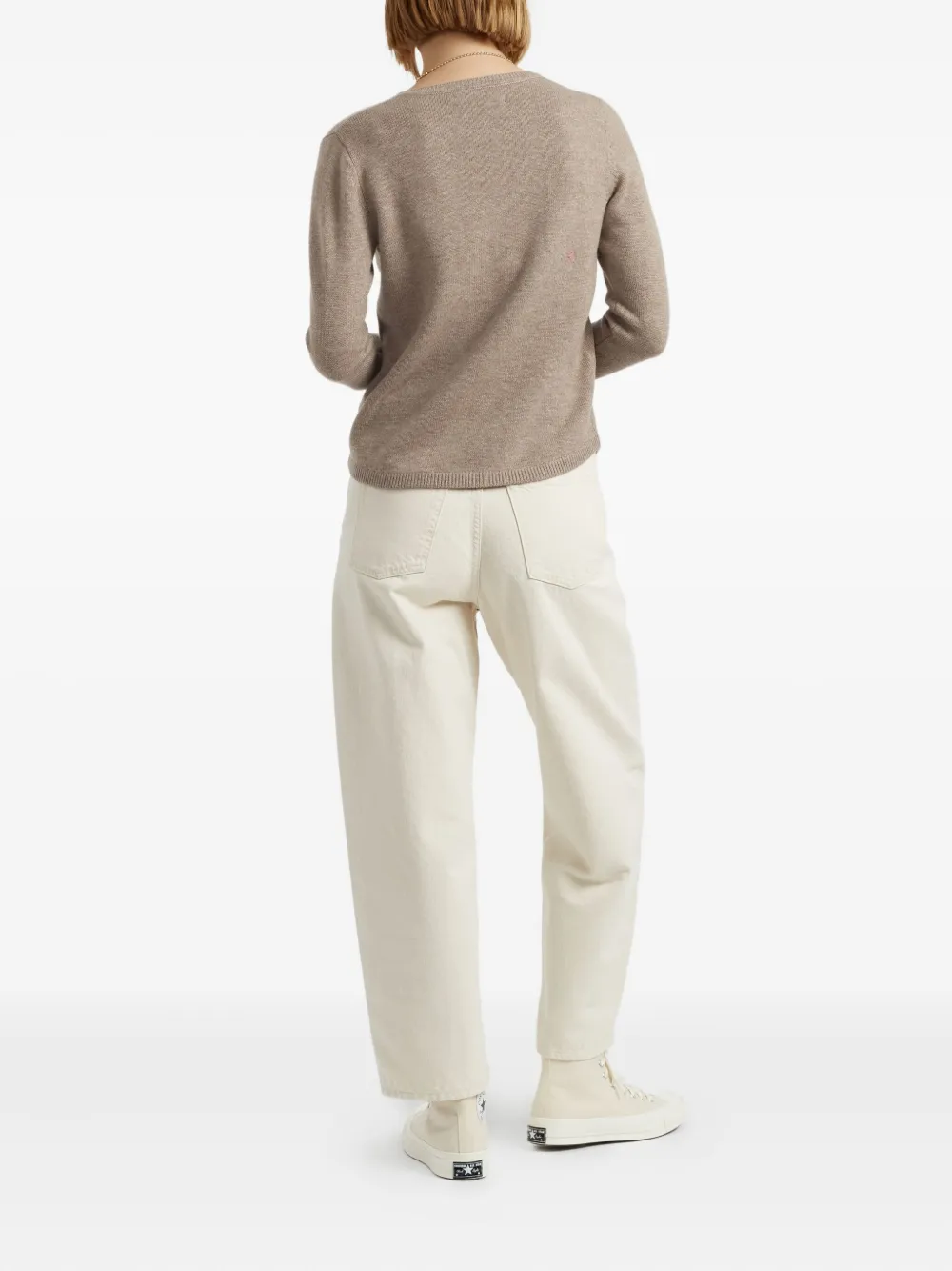 Chinti & Parker Wool Blend Sweater In Neutral