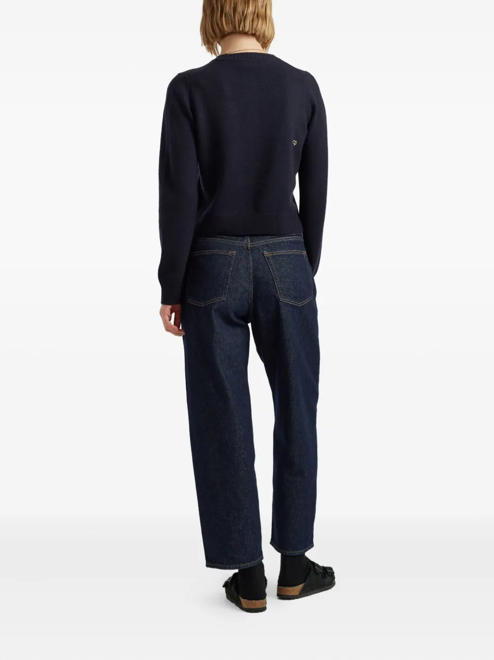 Chinti & Parker Patch-pocket Cardigan In Blue