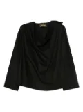 Vivienne Westwood Pre-Owned 2017 draped-neckline blouse - Black