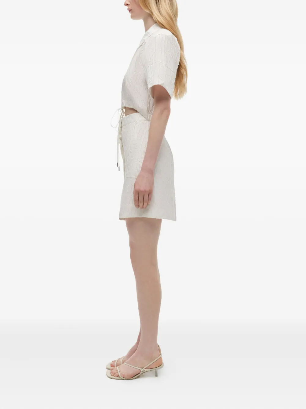 Simkhai Marcy mini-jurk met uitgesneden details Wit