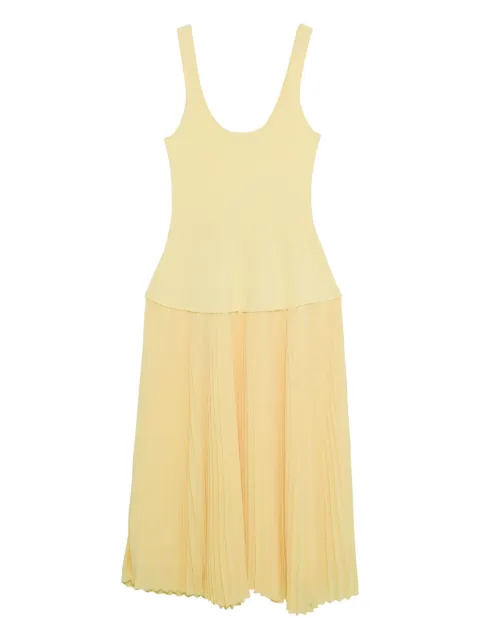 Simkhai Allana ribbed pleated midi dress