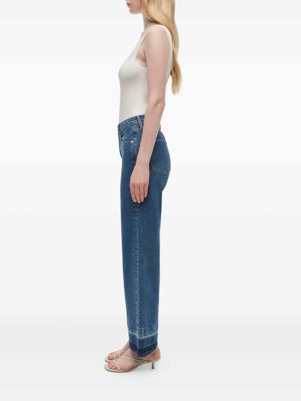 Simkhai Jude jeans met wijde pijpen Blauw