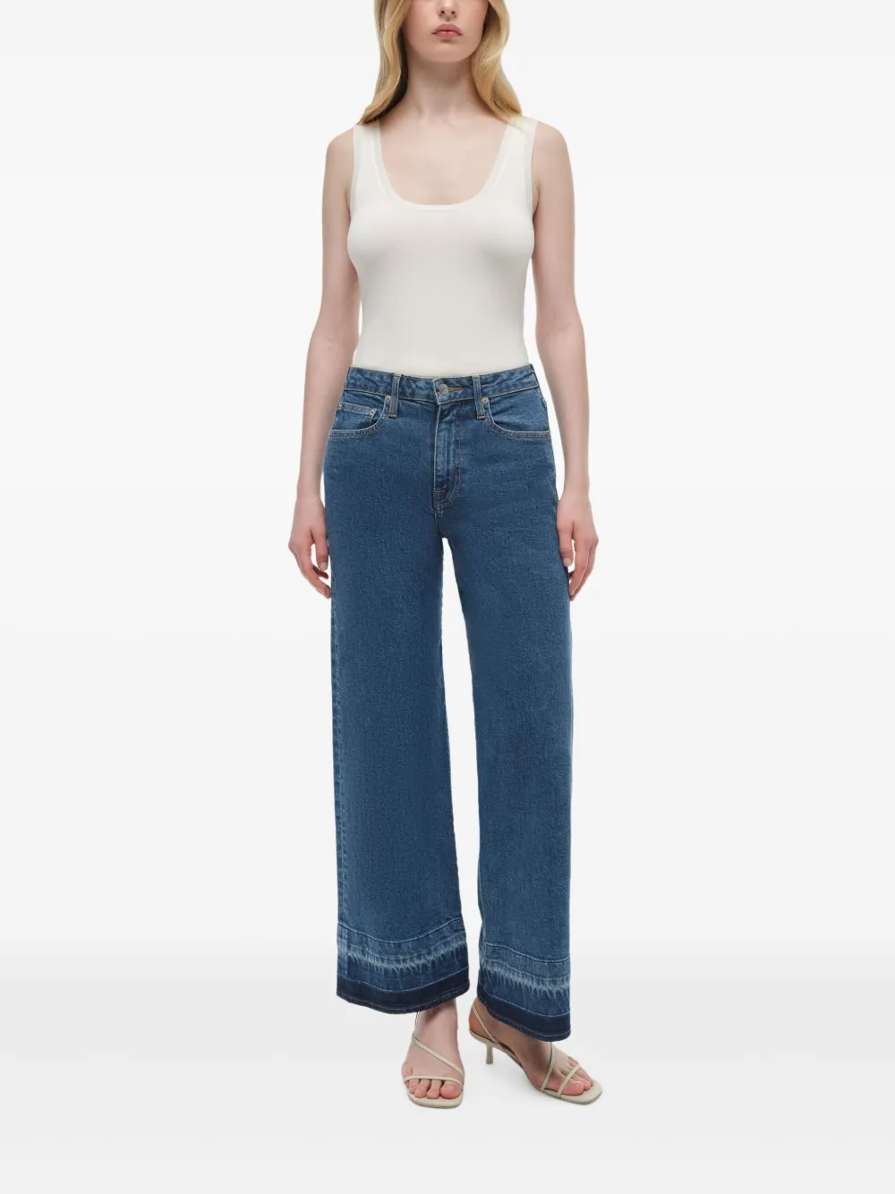 Simkhai Jude jeans met wijde pijpen Blauw