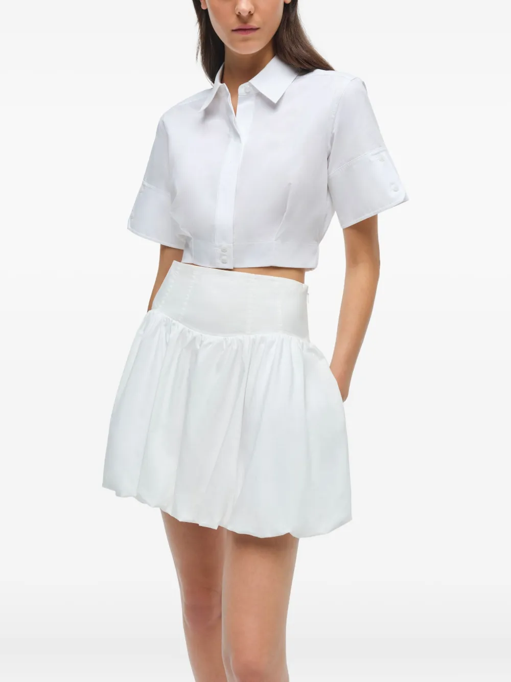 Simkhai Pippa mini-rok met afwerking Wit