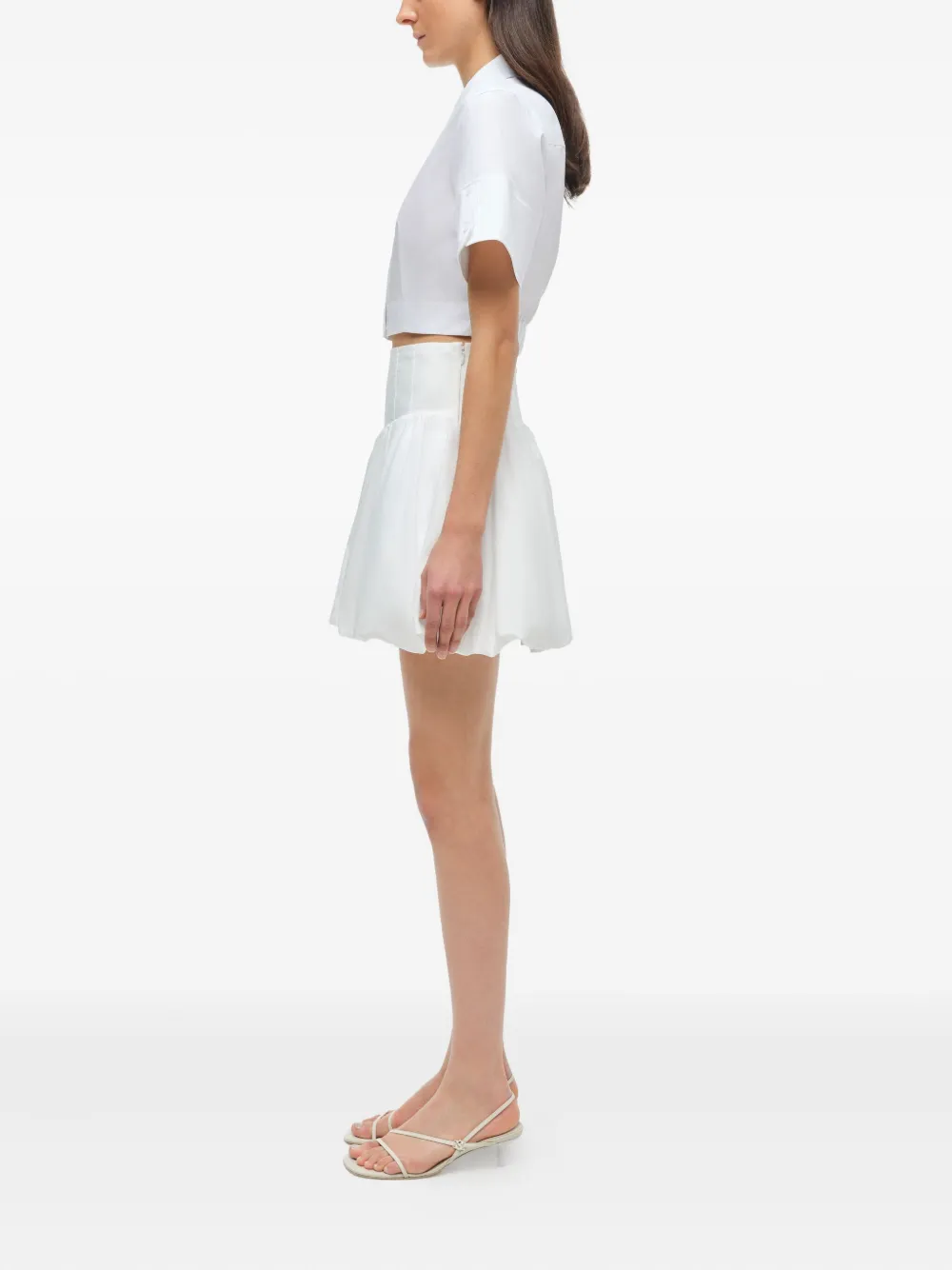 Simkhai Pippa mini-rok met afwerking Wit