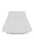 Simkhai Pippa bubble-hem mini skirt - White