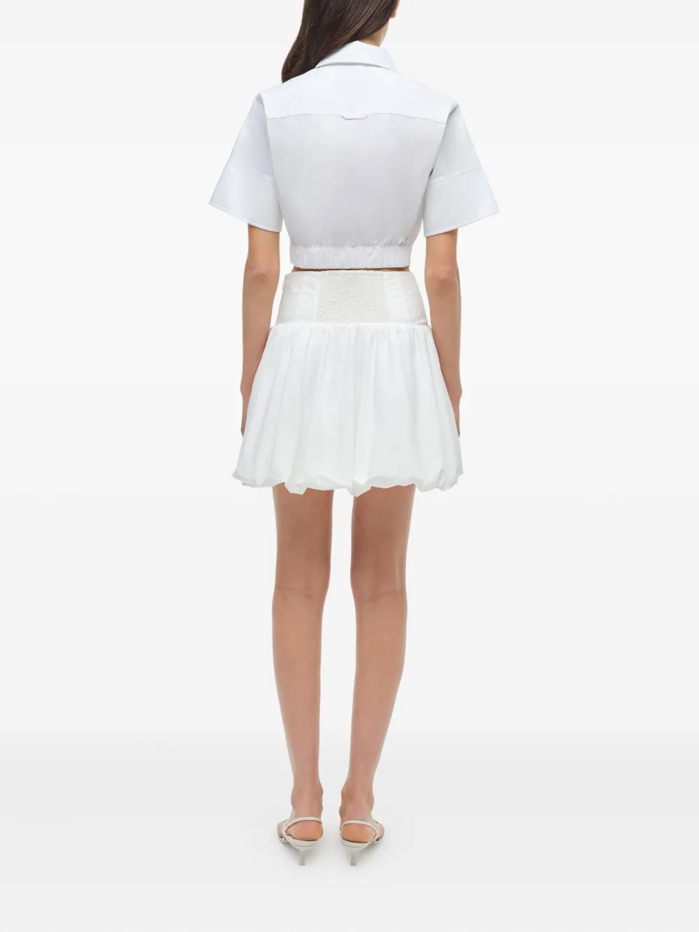 Simkhai Pippa mini-rok met afwerking Wit