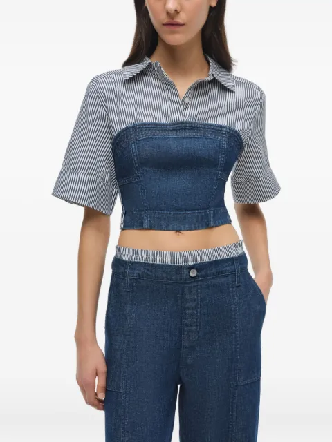 Simkhai striped shirt top