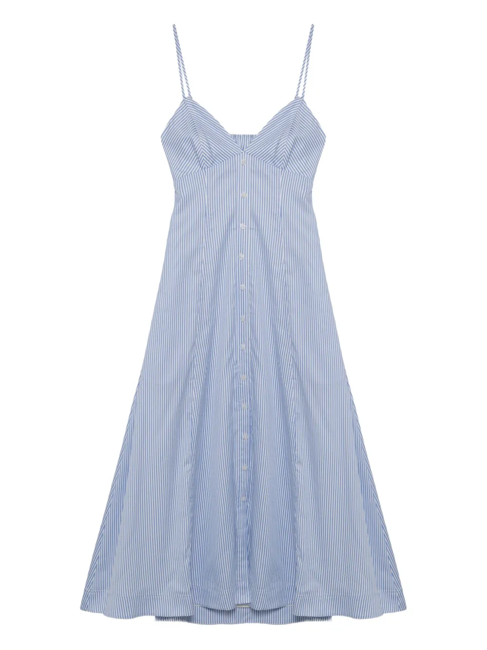 Simkhai Honor button-front midi dress | Blue | Image 1