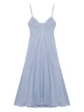 Simkhai Honor button-front midi dress - Blue