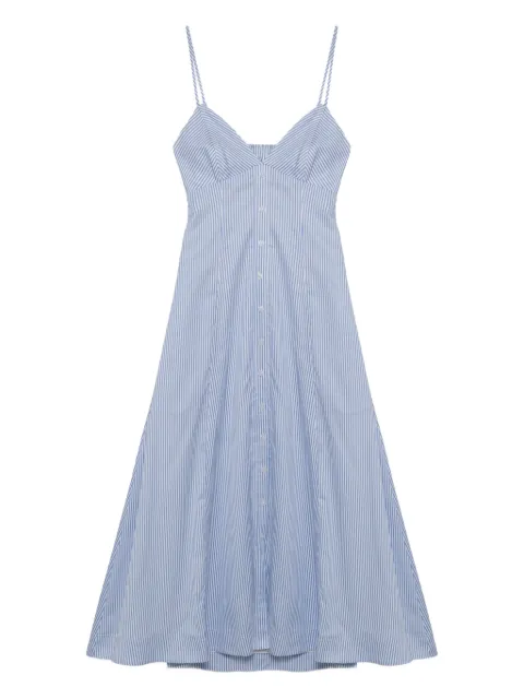 Simkhai Honor button-front midi dress