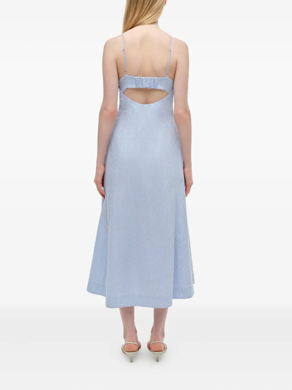 Simkhai Honor midi-jurk met knopen Blauw