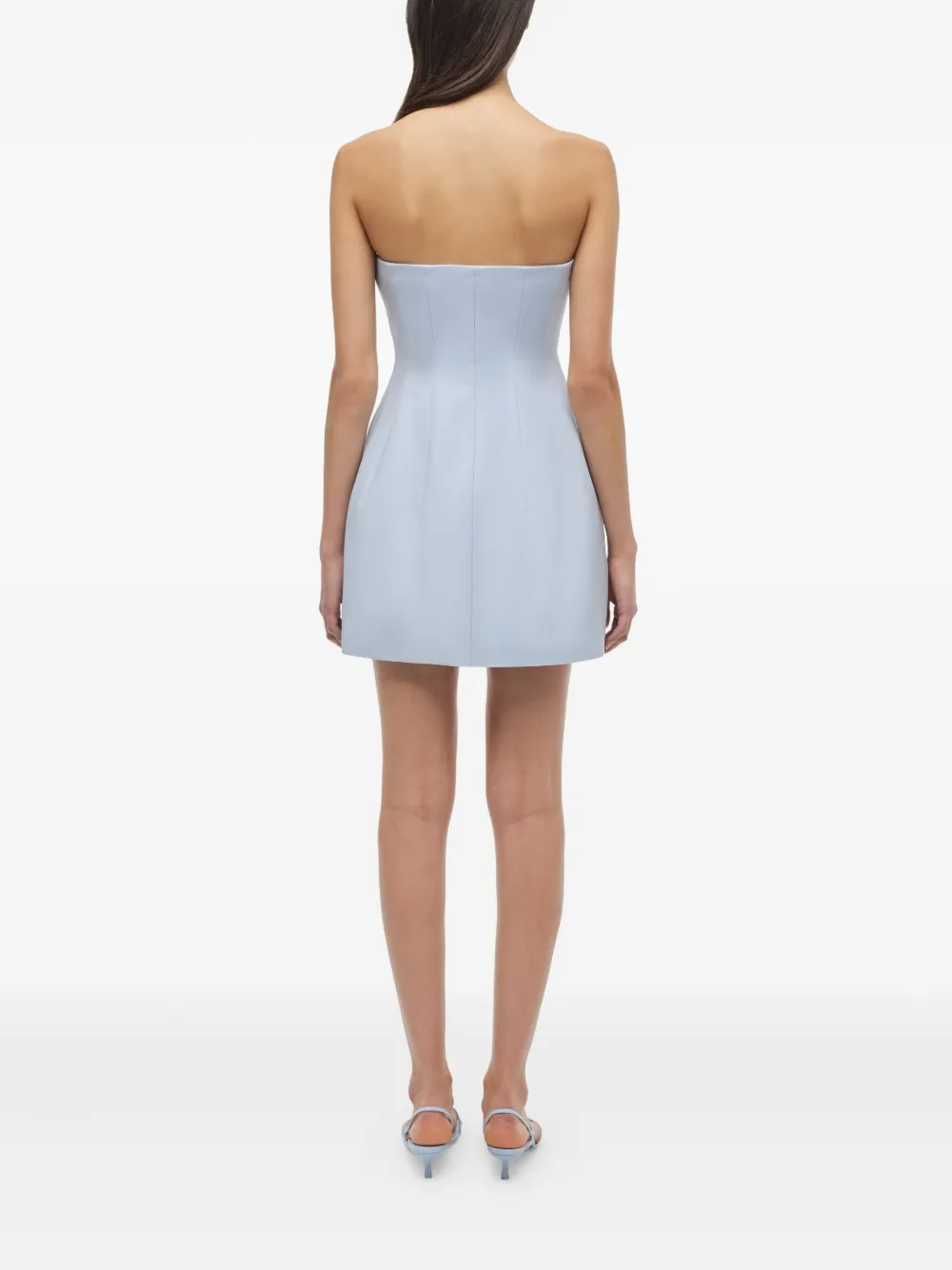 Simkhai Arta strapless mini-jurk Blauw