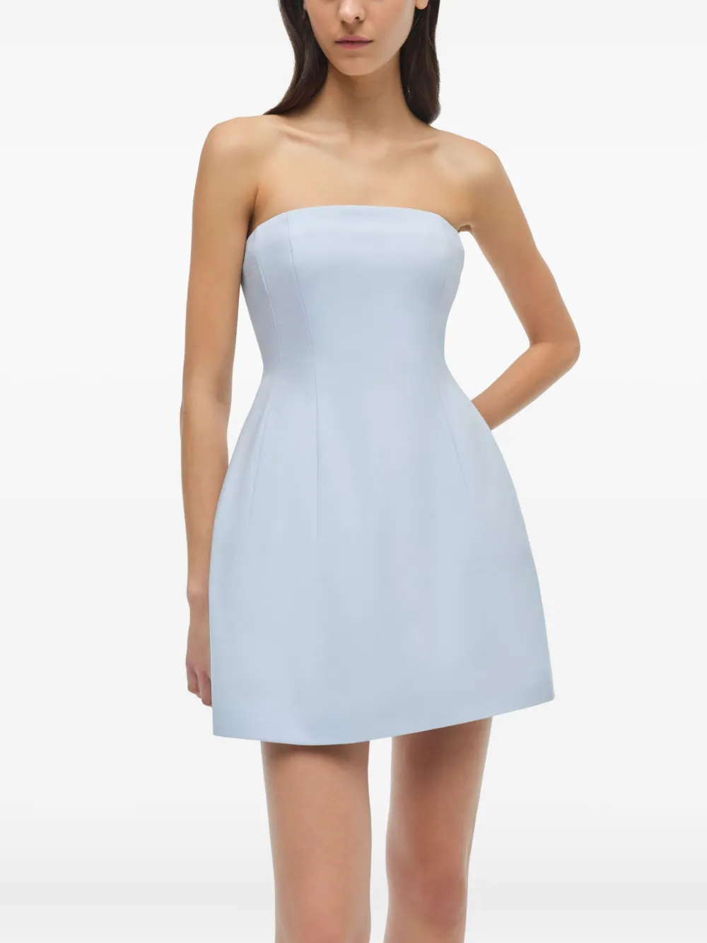 Simkhai Arta strapless mini-jurk Blauw