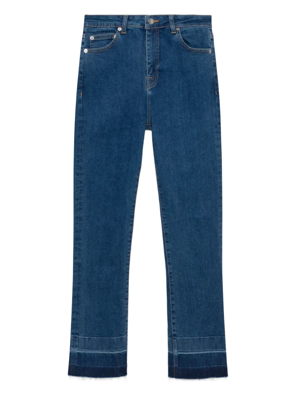 Simkhai River jeans met franje Blauw
