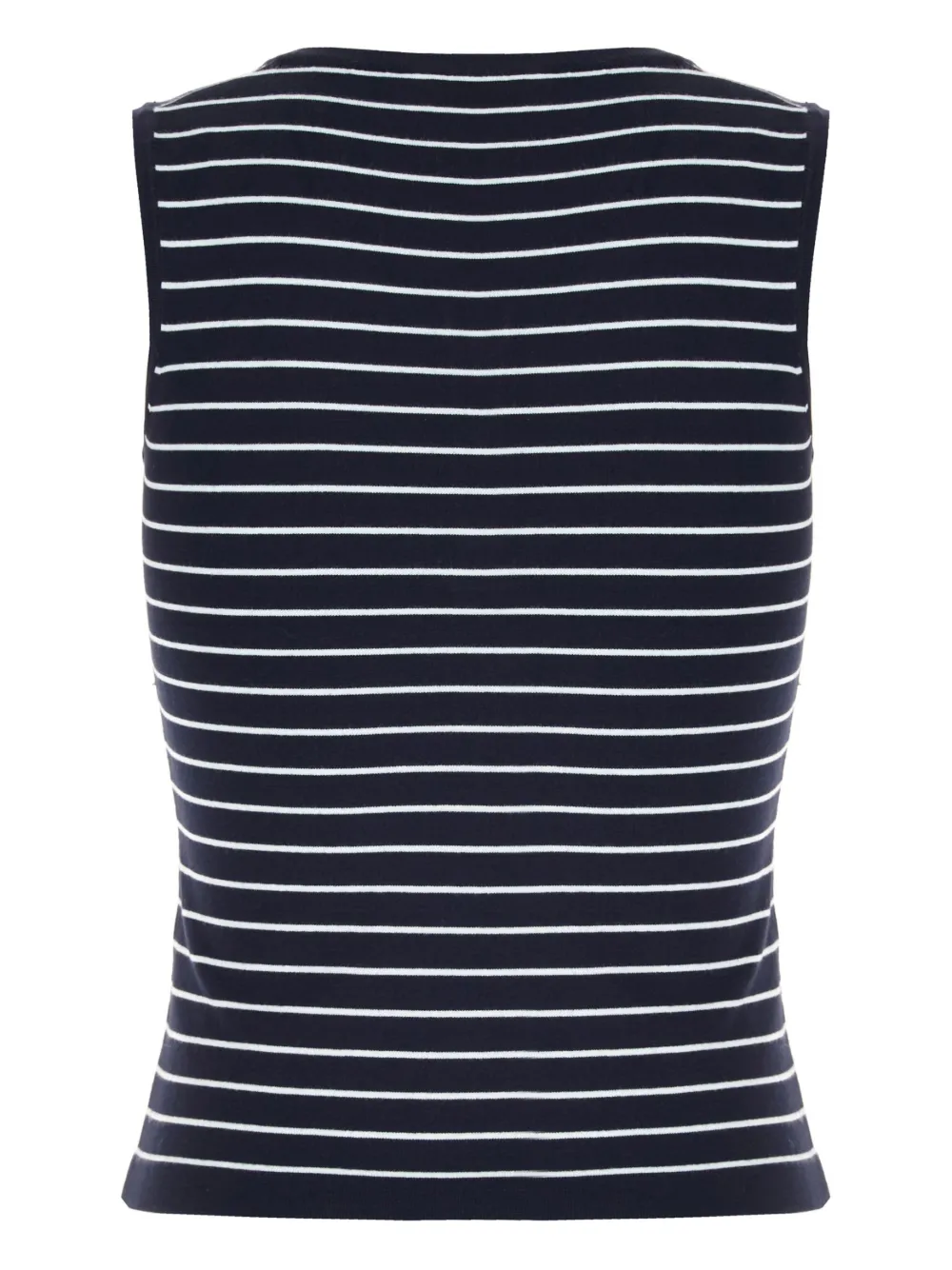 We11done Gestreepte top Blauw
