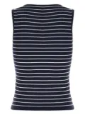 We11done striped sleeveless top - Blue
