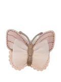 Donsje butterfly-motif leather hair clip - Pink