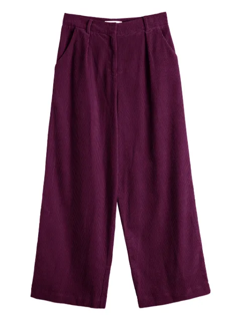 Chinti & Parker pleated corduroy trousers