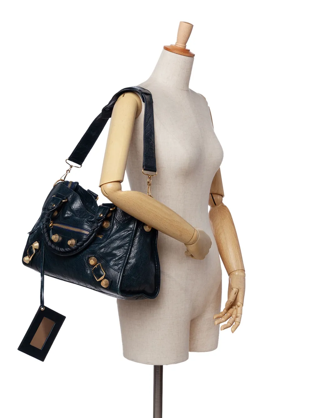 Balenciaga Pre-Owned 2010-2024 Lambskin Motocross Giant 21 Classic City satchel | Pre-Owned | Image 2