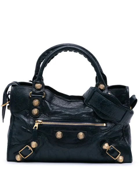 Balenciaga Pre-Owned 2010-2024 Lambskin Motocross Giant 21 Classic City satchel