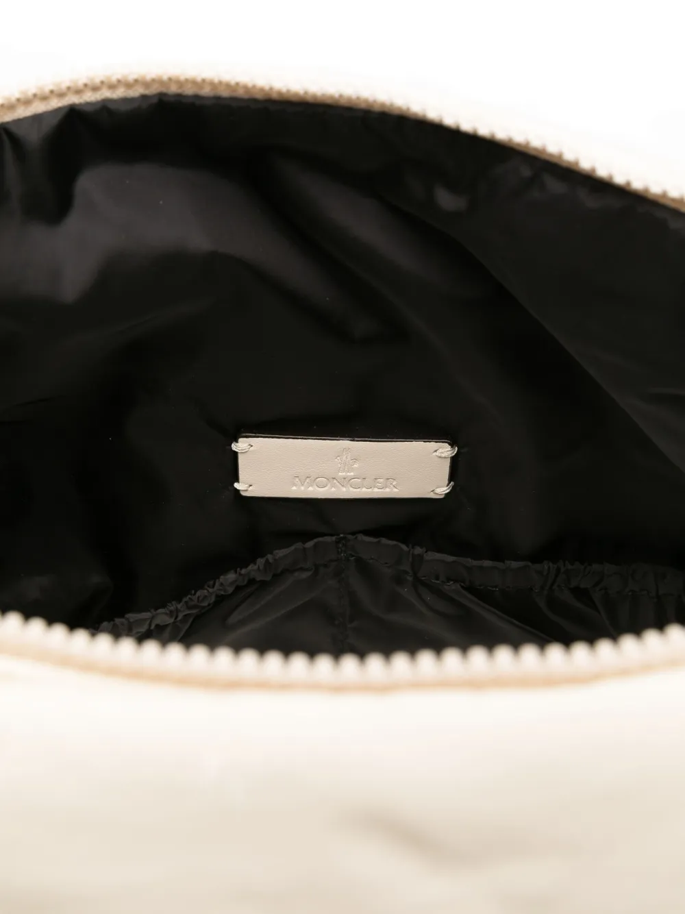 Moncler Enfant quilted top-handle changing bag Beige