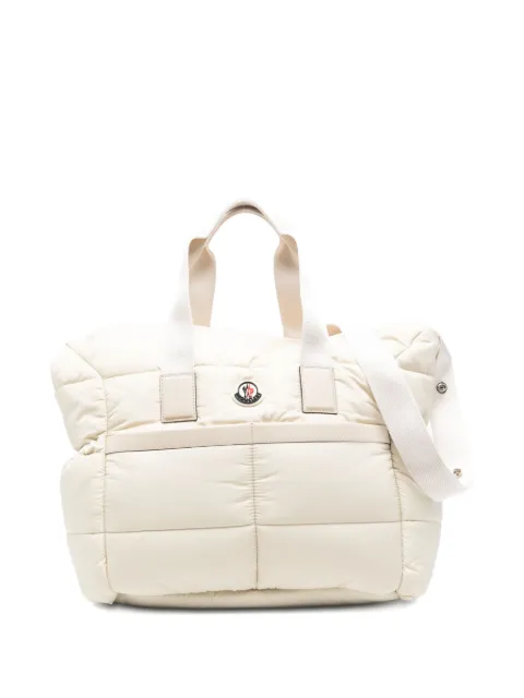 Moncler Enfant quilted top-handle changing bag