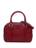 Gucci Pre-Owned 2016-2025 Small Microguccissima Bree satchel - Red