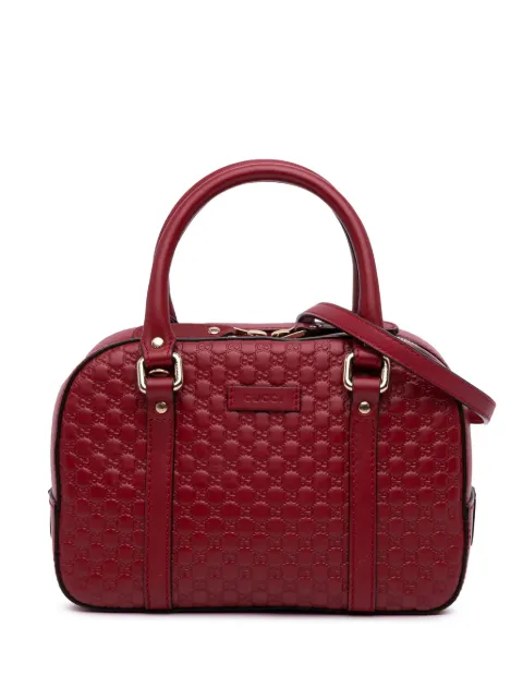 Gucci Pre-Owned 2016-2025 Small Microguccissima Bree satchel