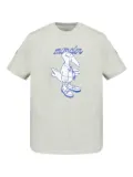 Moncler bird-print T-shirt - Grey