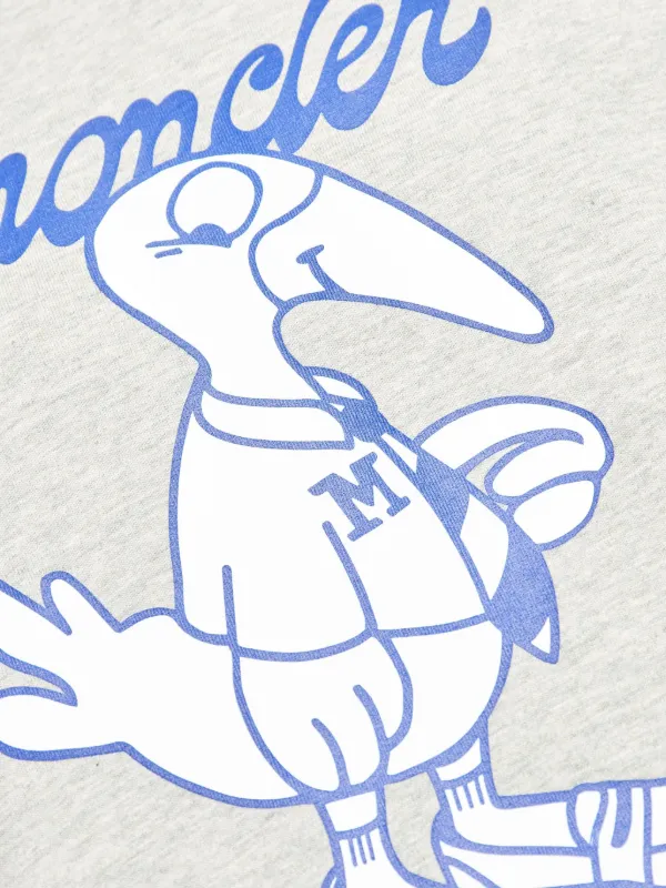 Moncler プリント Tシャツ | グレー | FARFETCH JP