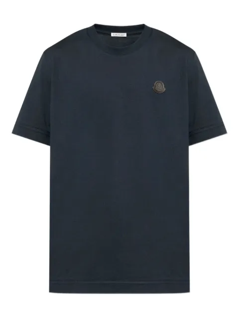Moncler Katoenen T-shirt met logopatch