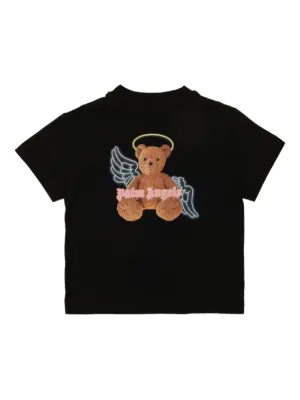 Dolce & Gabbana Kids DG-rhinestone Cotton T-shirt | Black | FARFETCH
