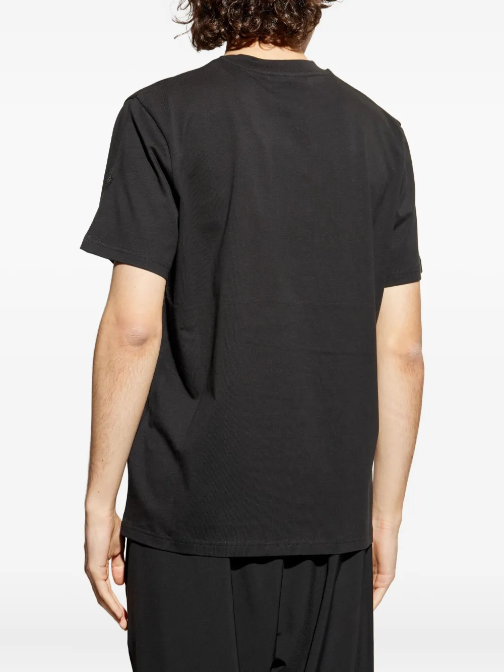 Moncler T-shirt met vogelprint Zwart