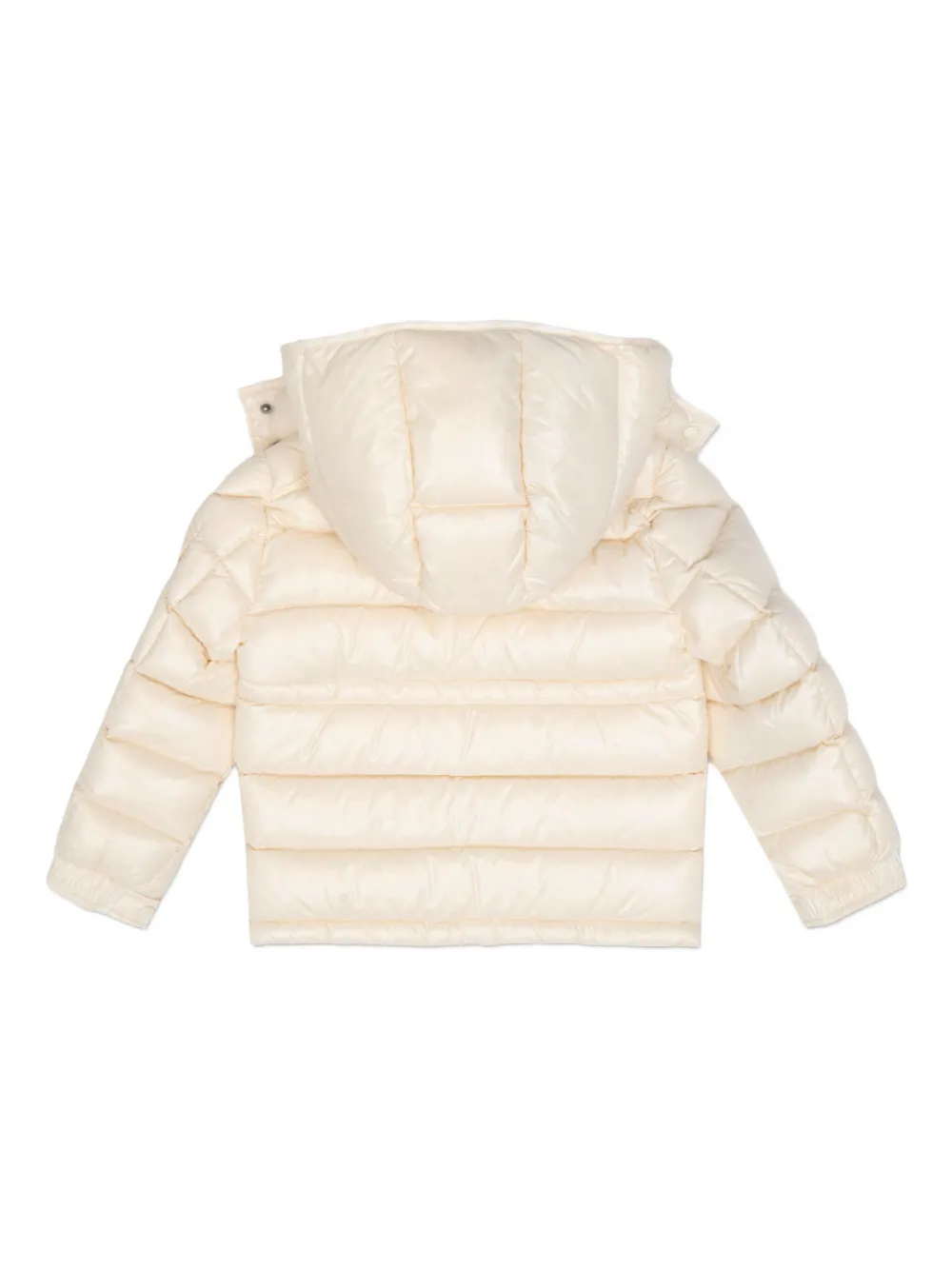 Moncler Enfant Maire gewatteerd jack met capuchon Beige