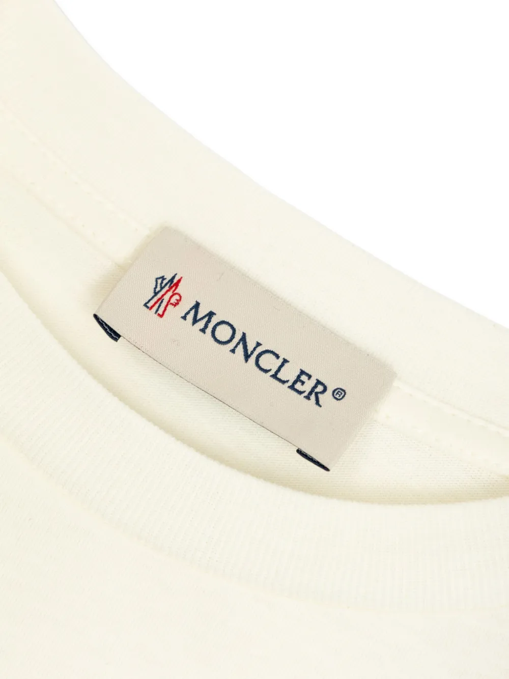 Moncler Enfant T-shirt met lange mouwen Wit